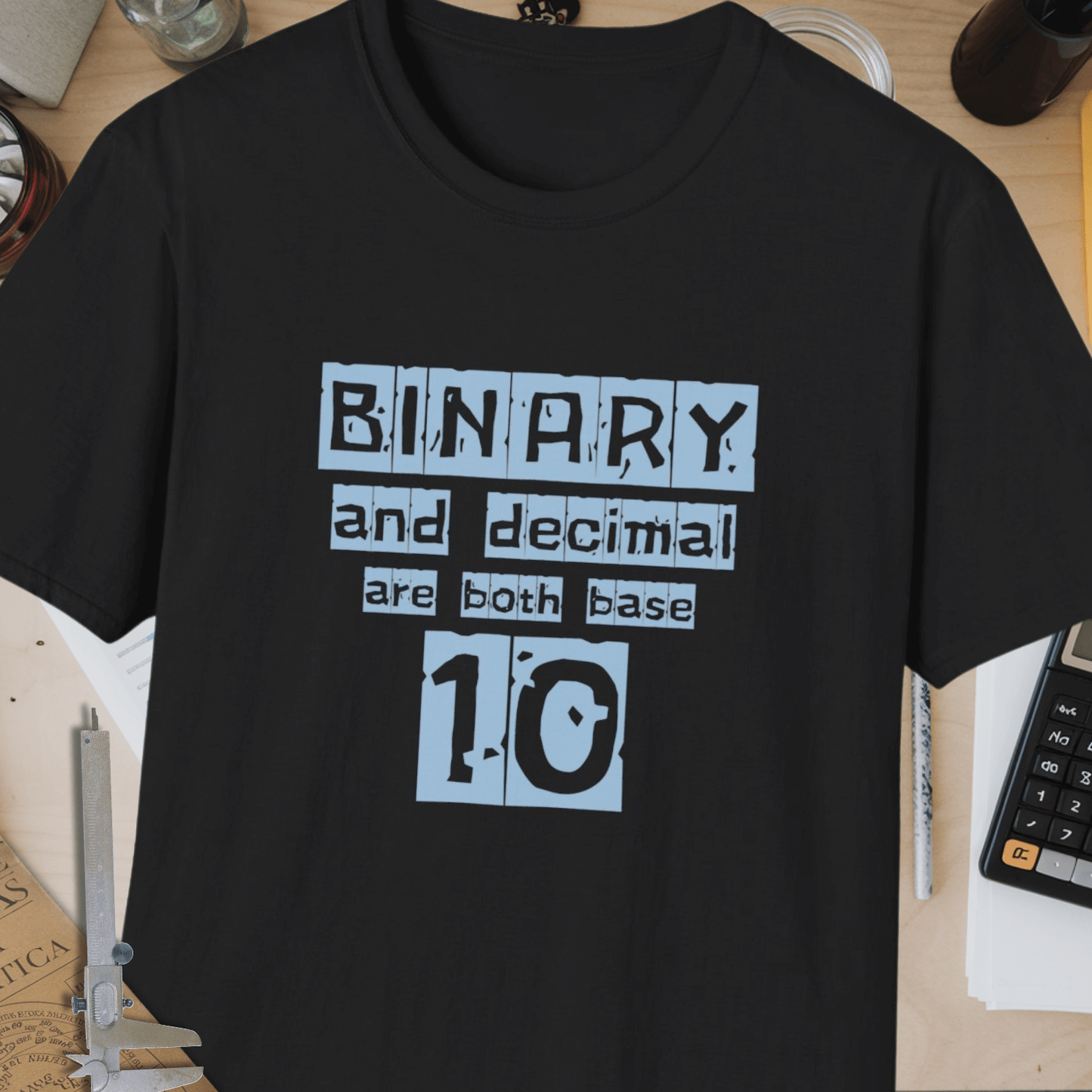 Binary and Decimal Unisex Softstyle T-Shirt