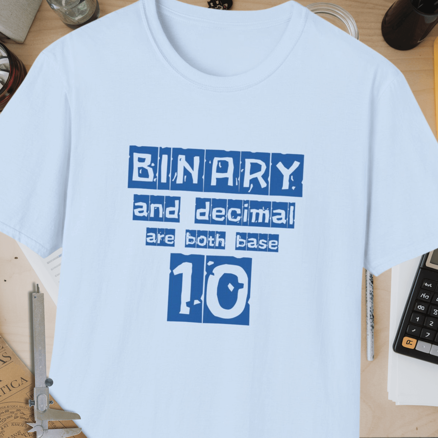 Binary and Decimal Unisex Softstyle T-Shirt