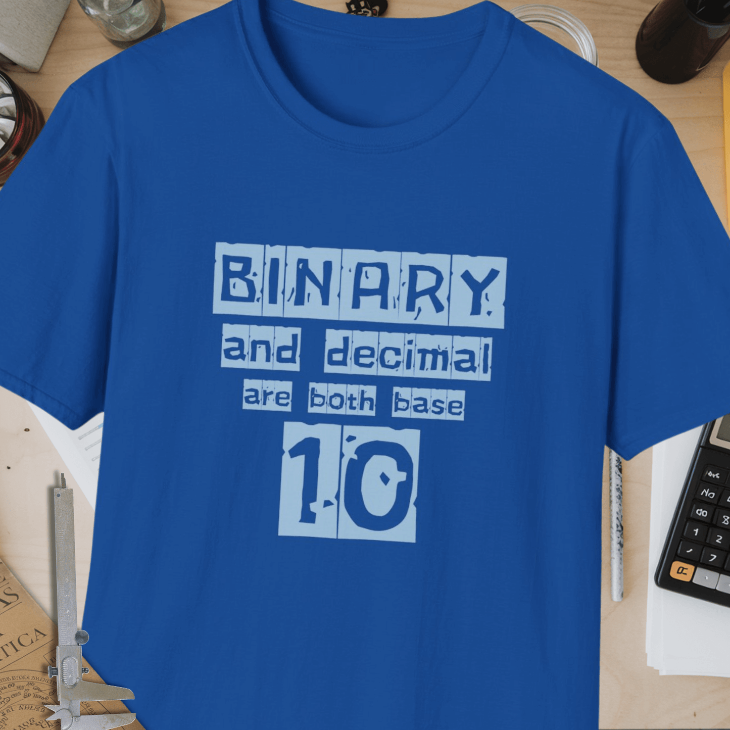 Binary and Decimal Unisex Softstyle T-Shirt