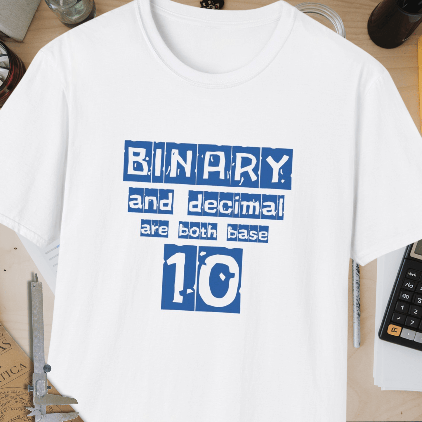 Binary and Decimal Unisex Softstyle T-Shirt
