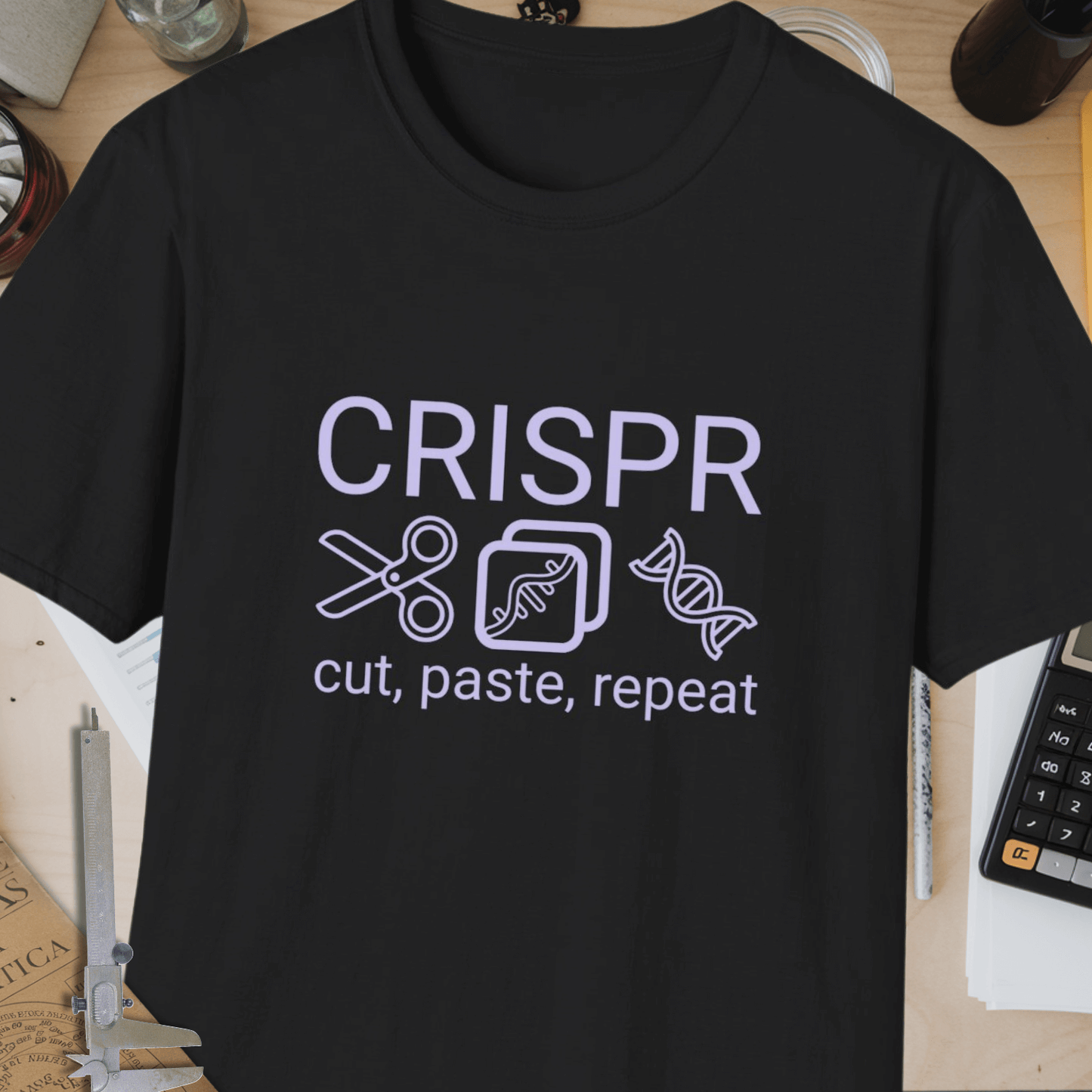 CRISPR cut paste repeat Unisex Softstyle T-Shirt