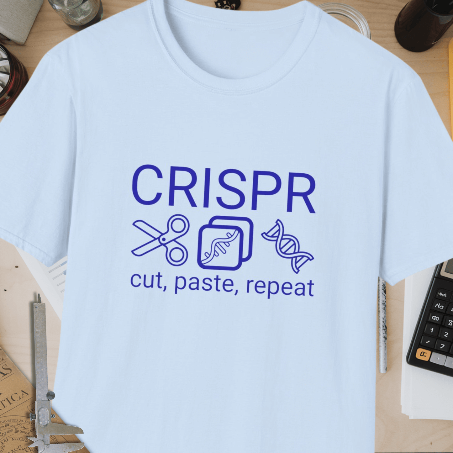 CRISPR cut paste repeat Unisex Softstyle T-Shirt