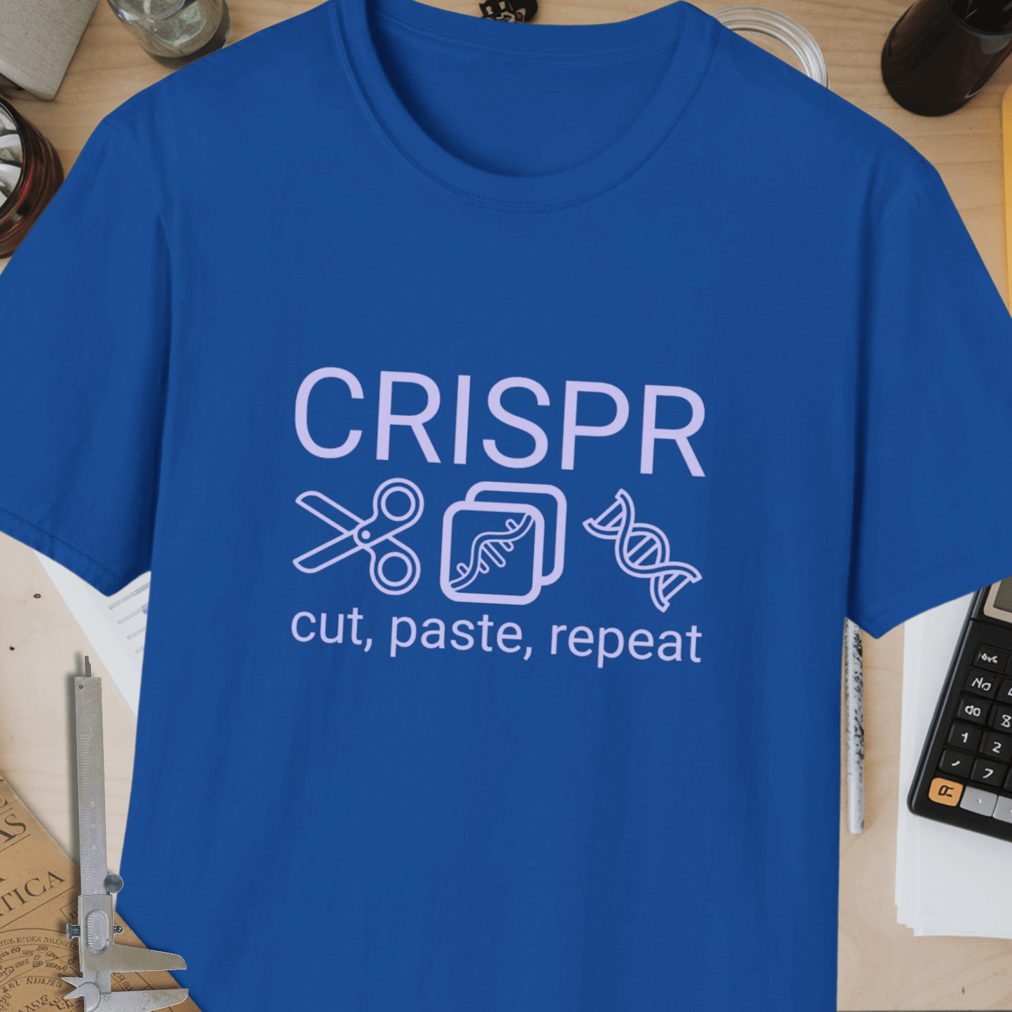 CRISPR cut paste repeat Unisex Softstyle T-Shirt