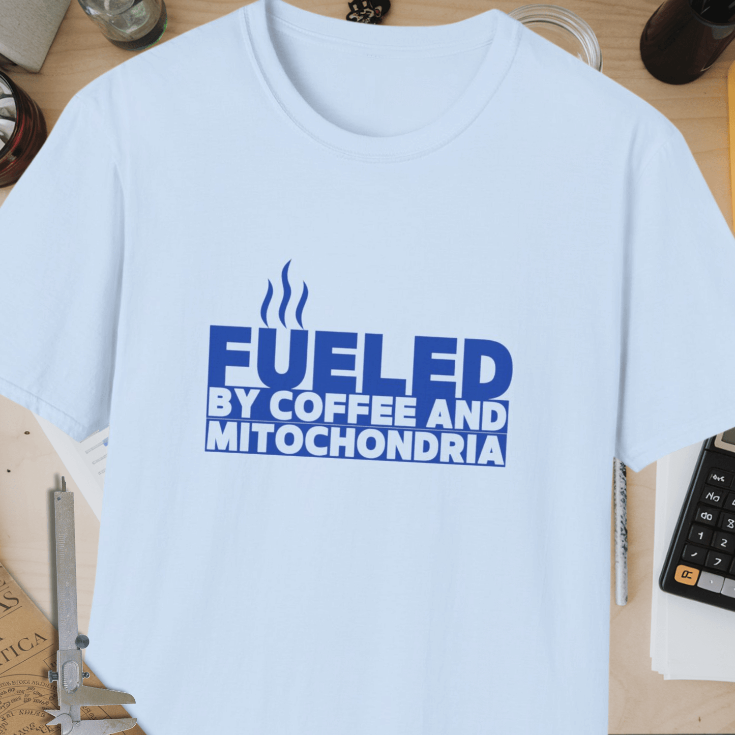 Coffee And Mitochondria Unisex Softstyle T-Shirt