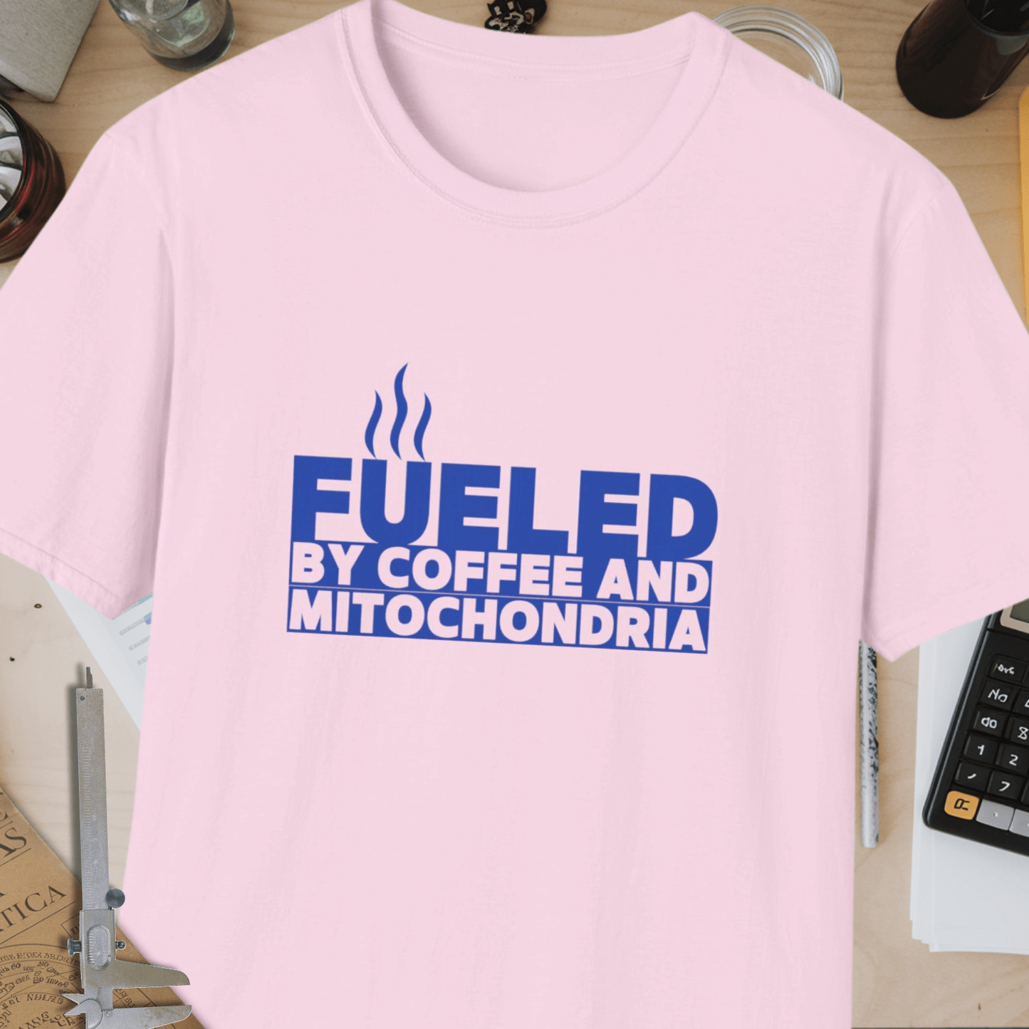 Coffee And Mitochondria Unisex Softstyle T-Shirt