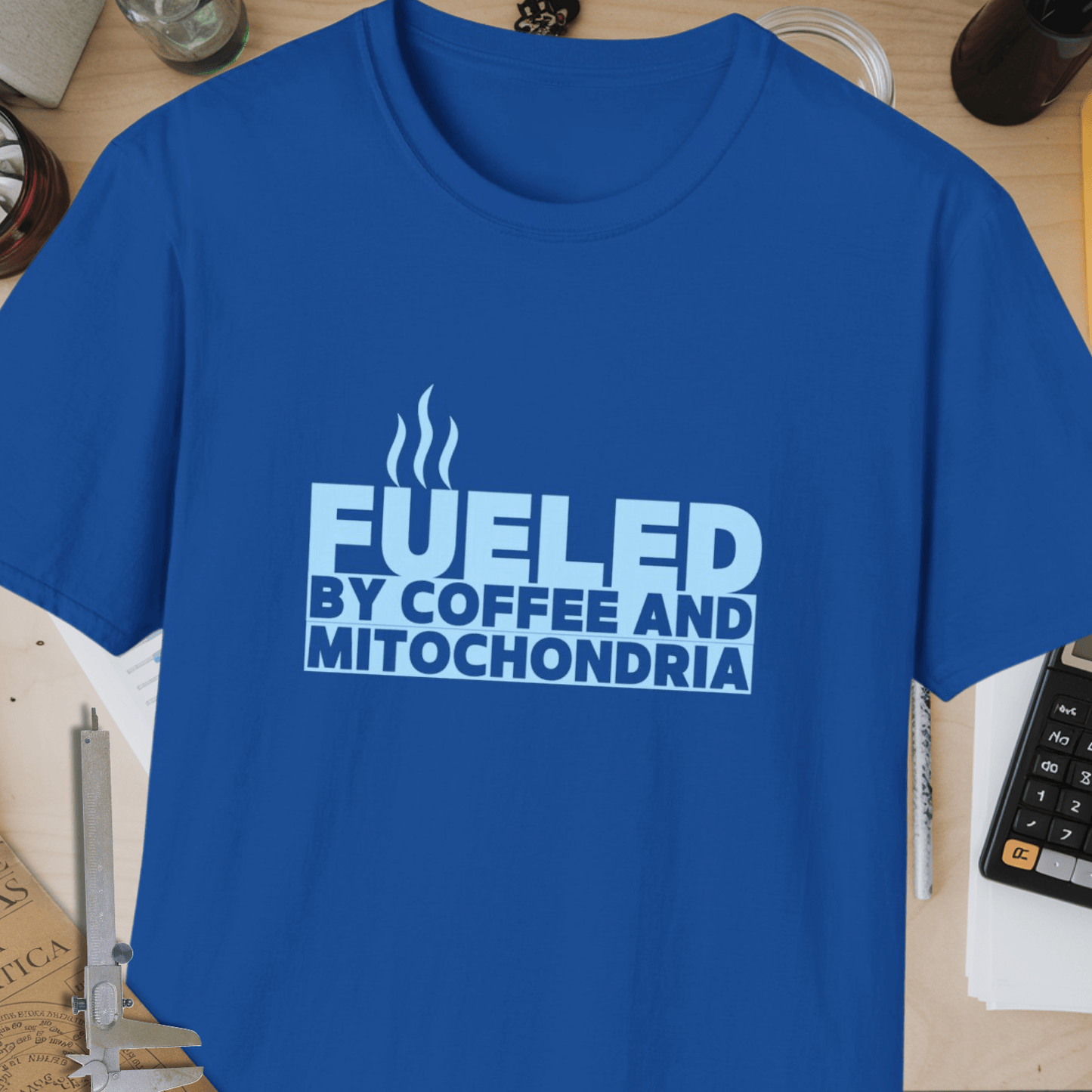 Coffee And Mitochondria Unisex Softstyle T-Shirt