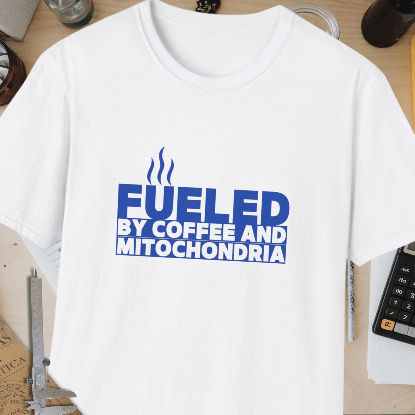 Coffee And Mitochondria Unisex Softstyle T-Shirt