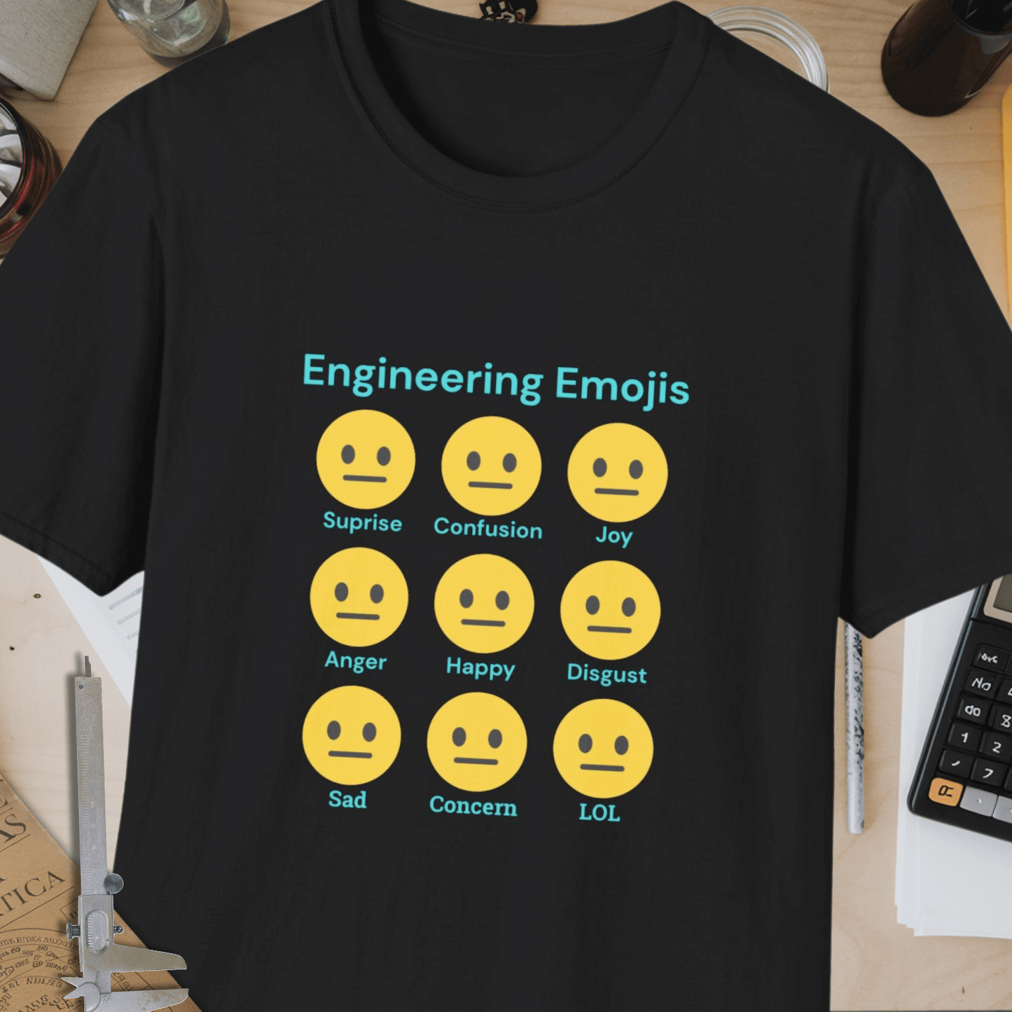 Engineering Emojis Unisex Softstyle T-Shirt