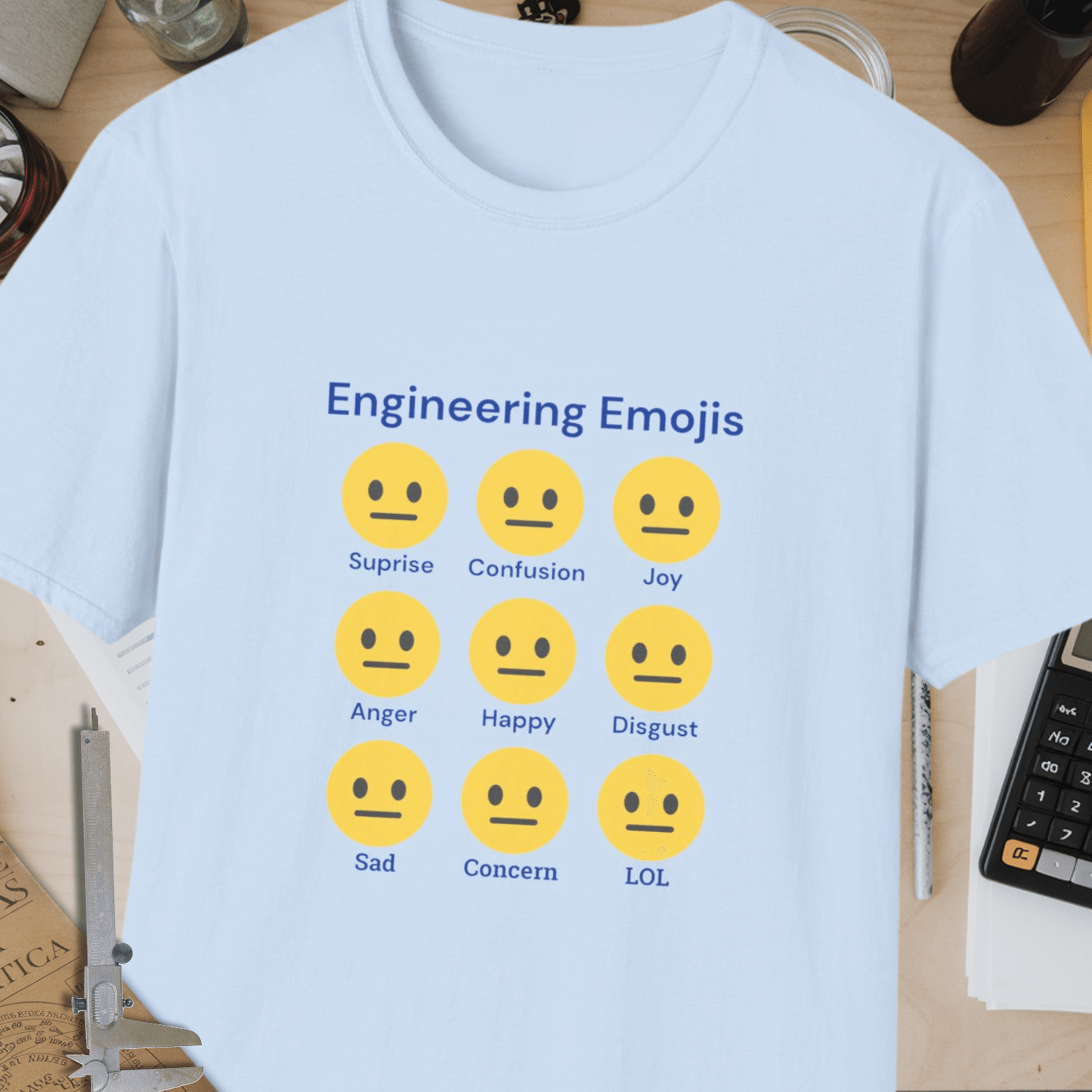 Engineering Emojis Unisex Softstyle T-Shirt