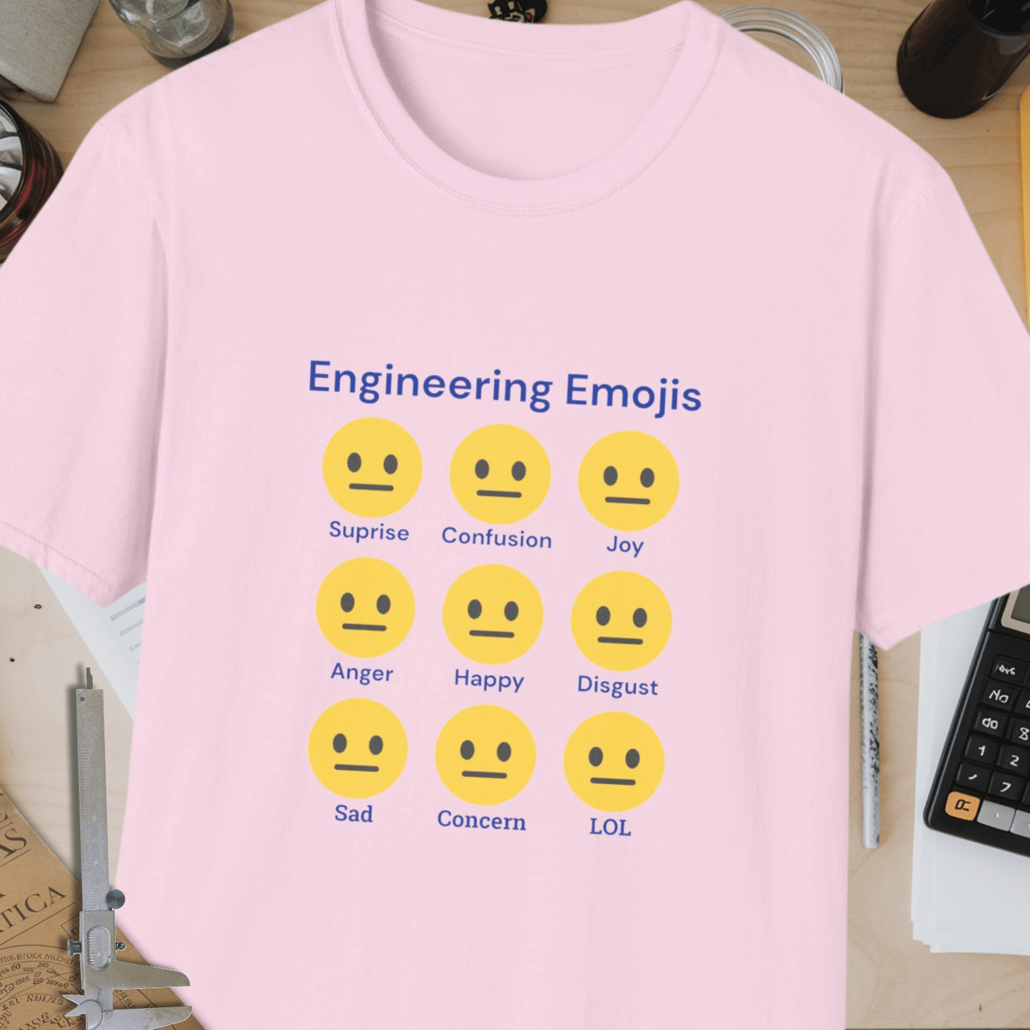 Engineering Emojis Unisex Softstyle T-Shirt
