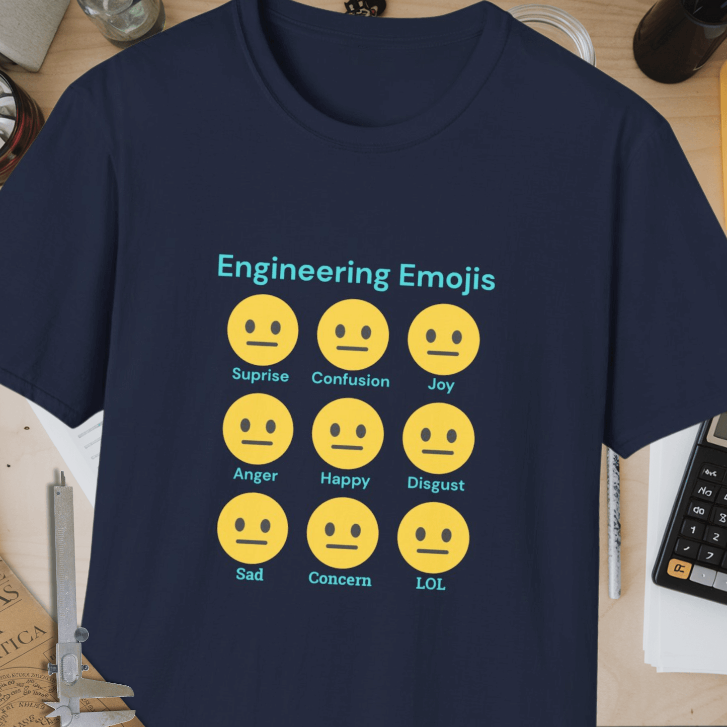 Engineering Emojis Unisex Softstyle T-Shirt