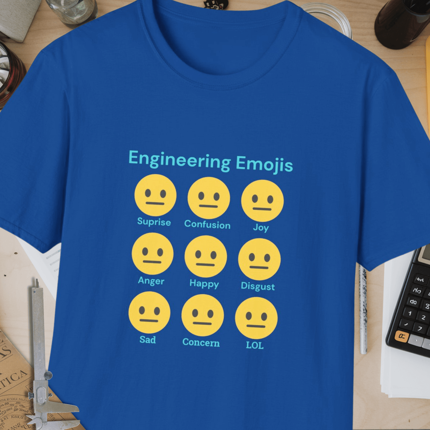 Engineering Emojis Unisex Softstyle T-Shirt