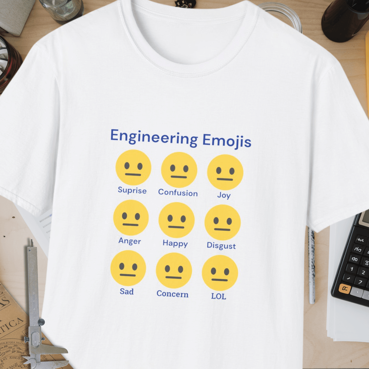Engineering Emojis Unisex Softstyle T-Shirt