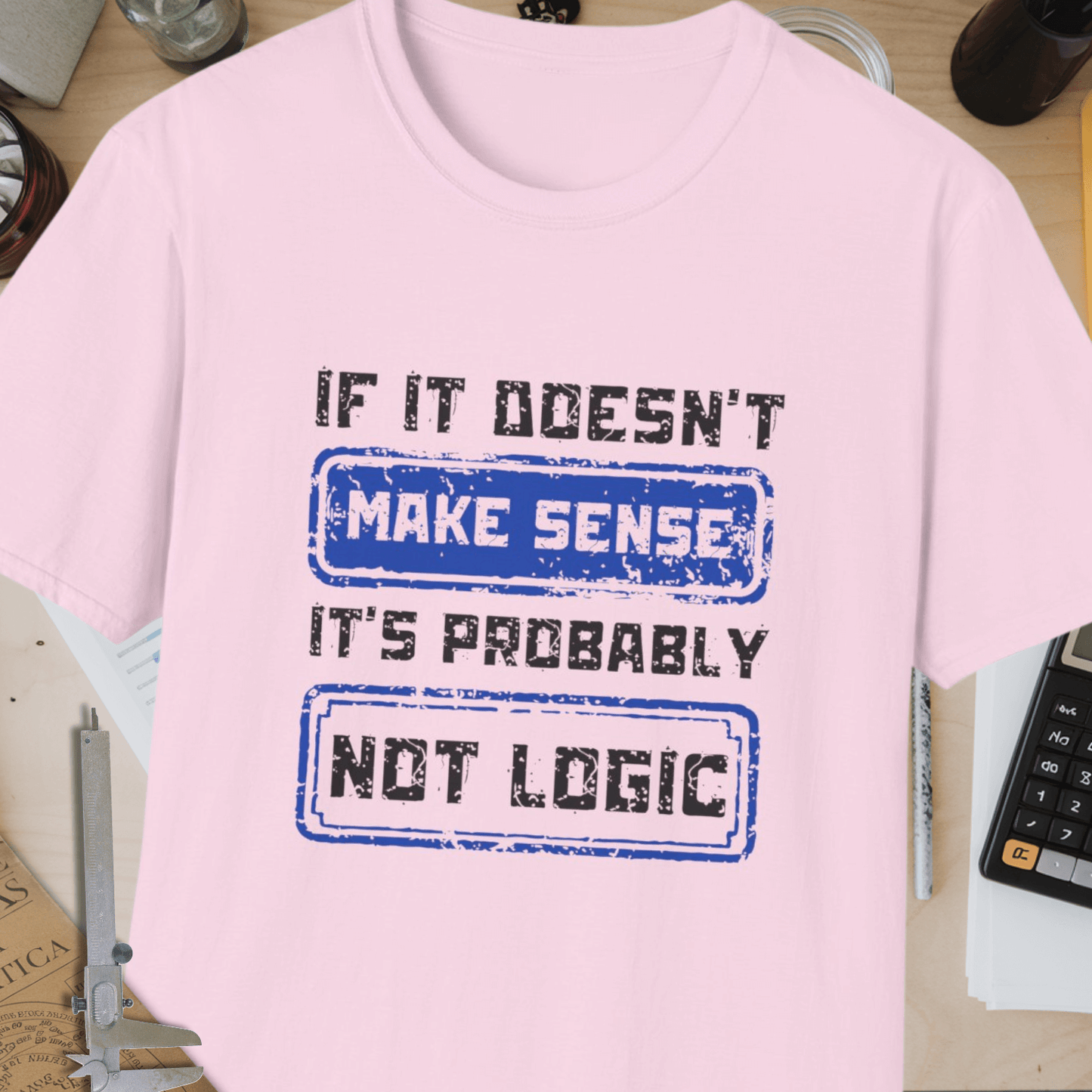 Not Logic Unisex Softstyle T-Shirt