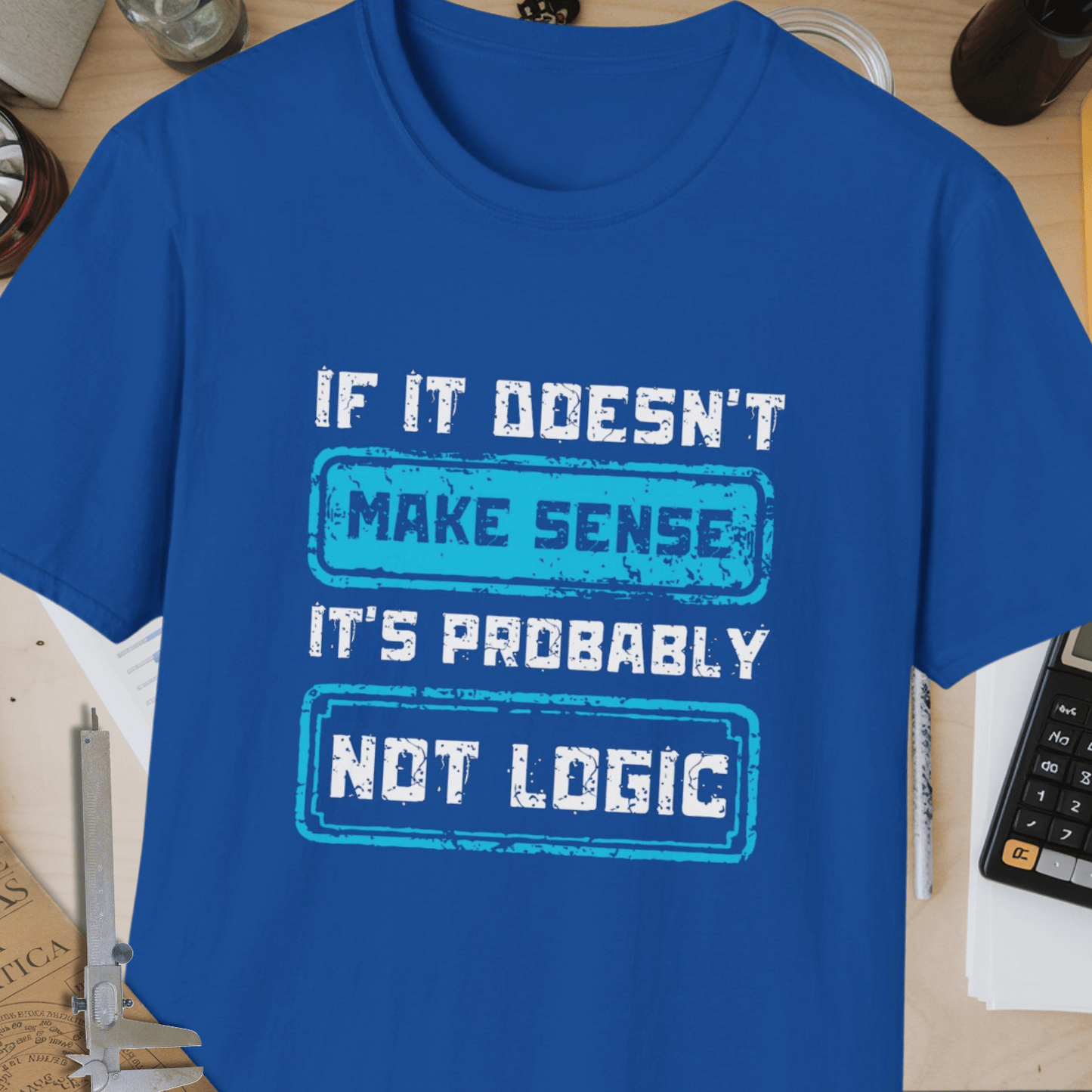 Not Logic Unisex Softstyle T-Shirt