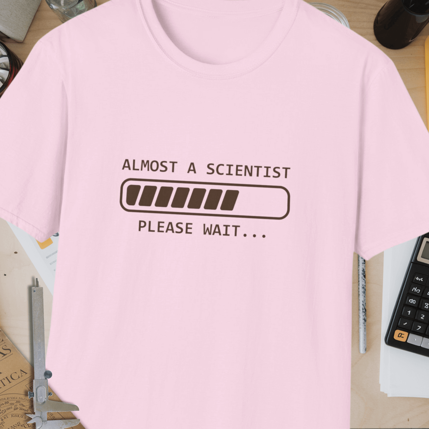 Almost A Scientist Unisex Softstyle T-Shirt