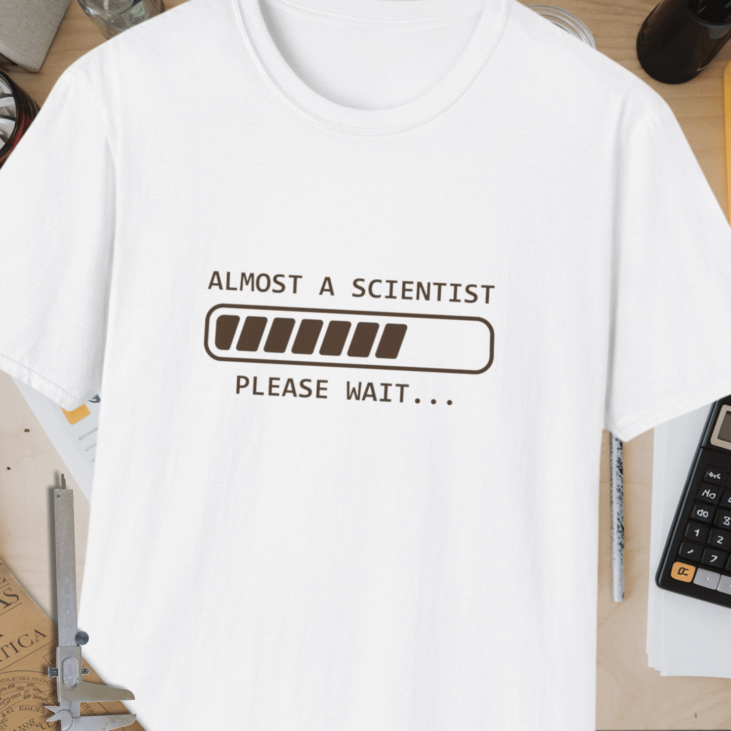 Almost A Scientist Unisex Softstyle T-Shirt