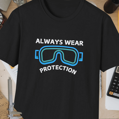 Always Wear Protection Unisex Softstyle T-Shirt