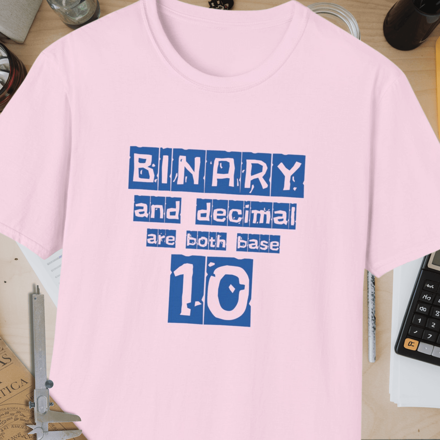 Binary and Decimal Unisex Softstyle T-Shirt