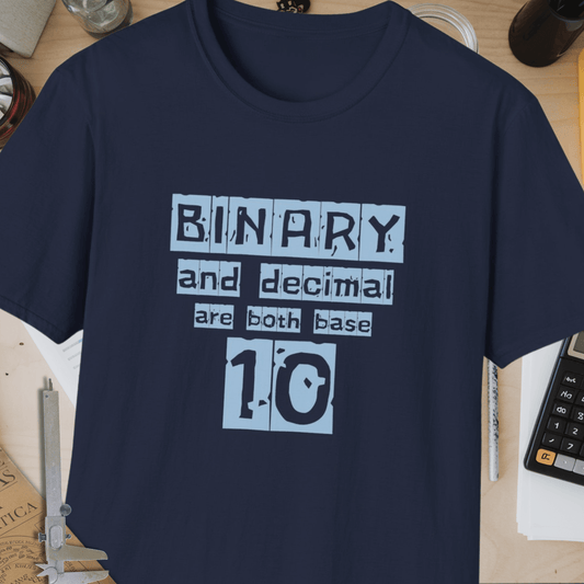 Binary and Decimal Unisex Softstyle T-Shirt