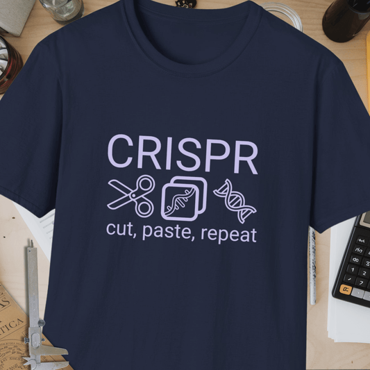 CRISPR cut paste repeat Unisex Softstyle T-Shirt