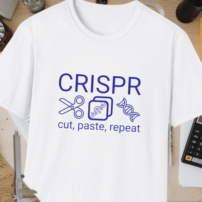 CRISPR cut paste repeat Unisex Softstyle T-Shirt