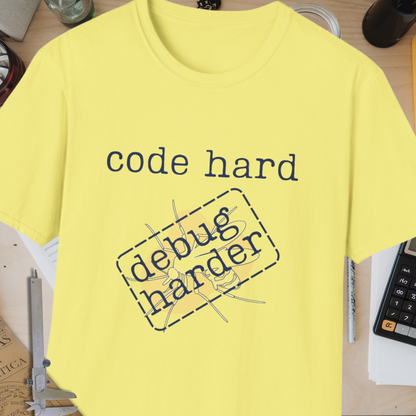 Code Hard Unisex Softstyle T-Shirt