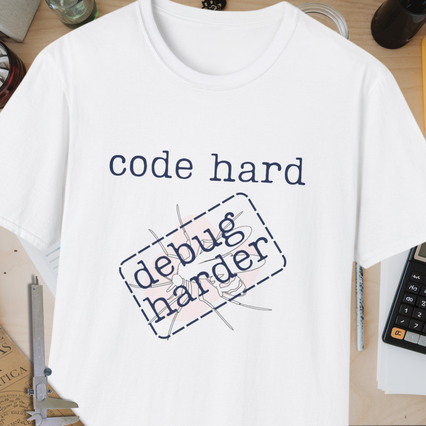 Code Hard Unisex Softstyle T-Shirt