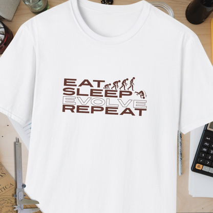 Eat Sleep Evolve Repeat Unisex Softstyle T-Shirt