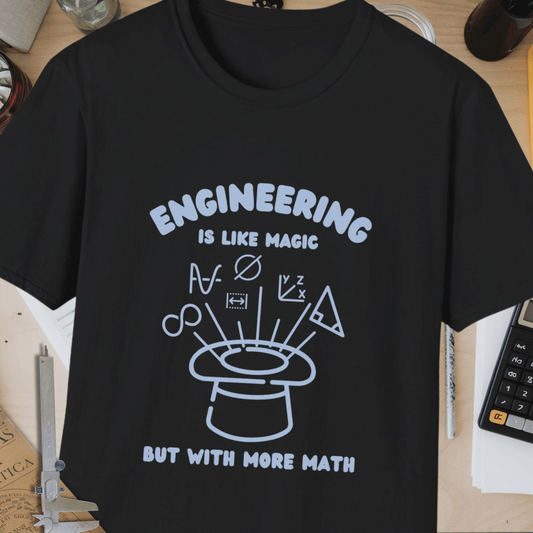 Engineering Is Like Magic Unisex Softstyle T-Shirt