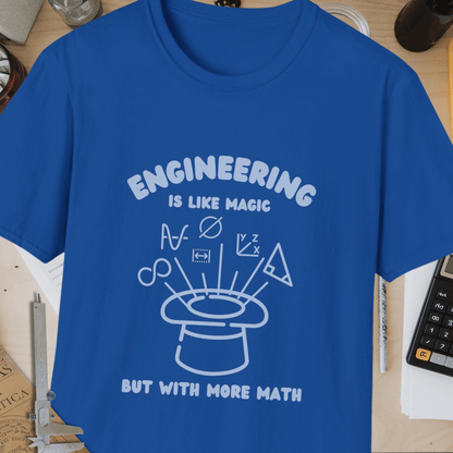 Engineering Is Like Magic Unisex Softstyle T-Shirt