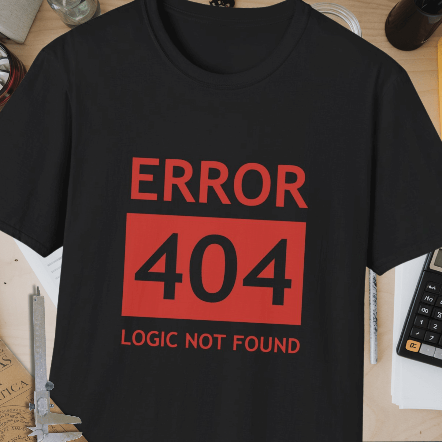 Error 404 Unisex Softstyle T-Shirt