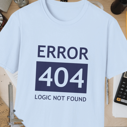 Error 404 Unisex Softstyle T-Shirt