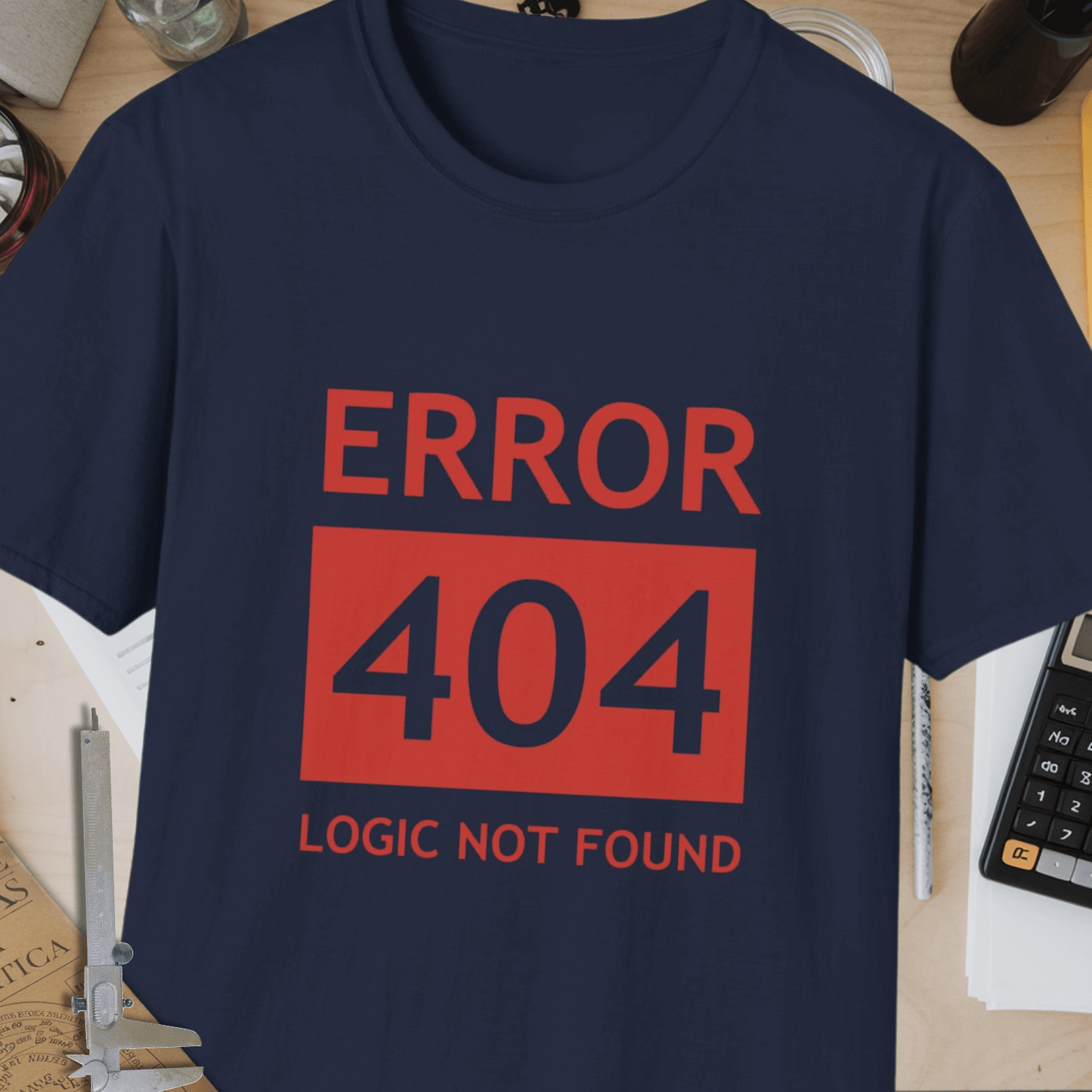 Error 404 Unisex Softstyle T-Shirt