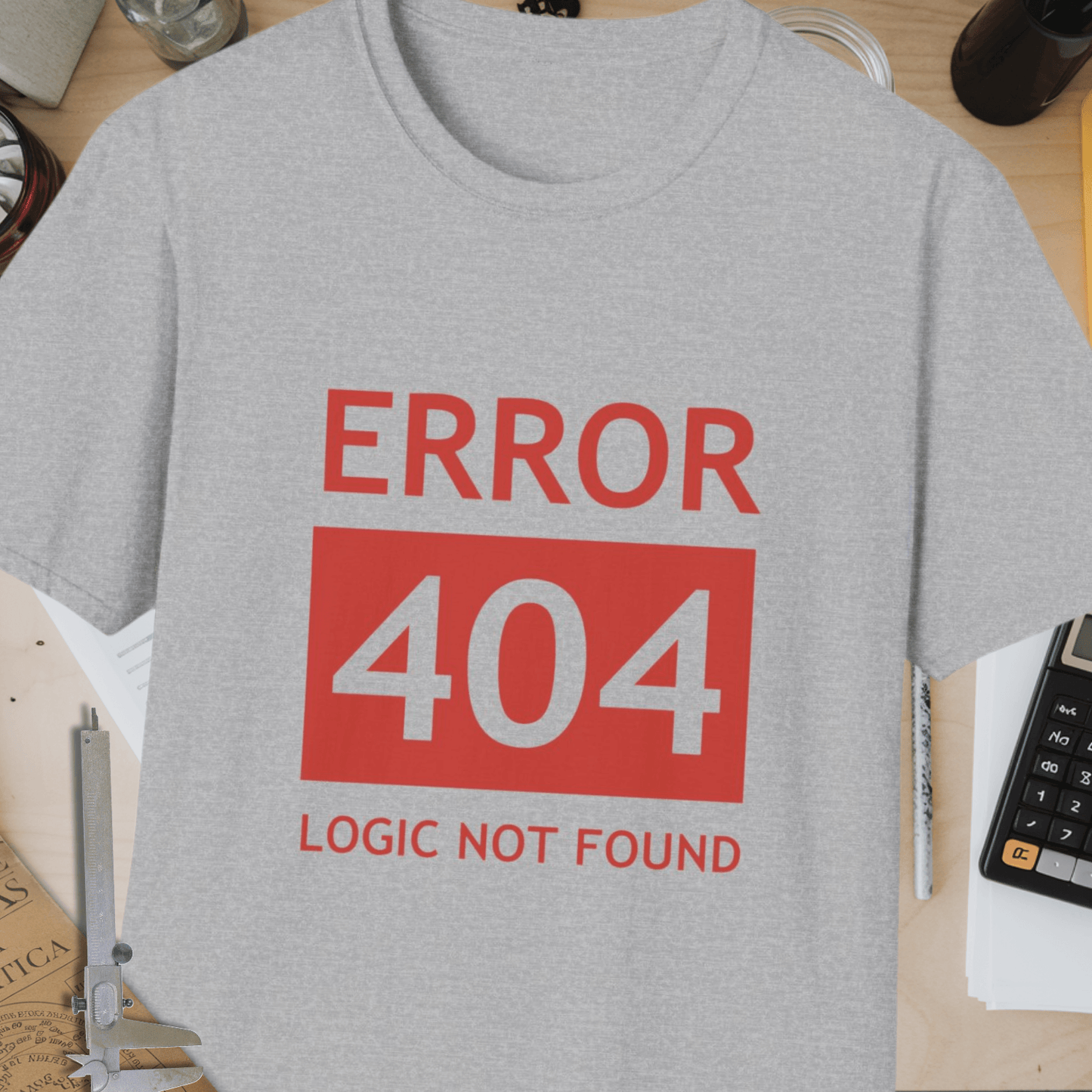 Error 404 Unisex Softstyle T-Shirt