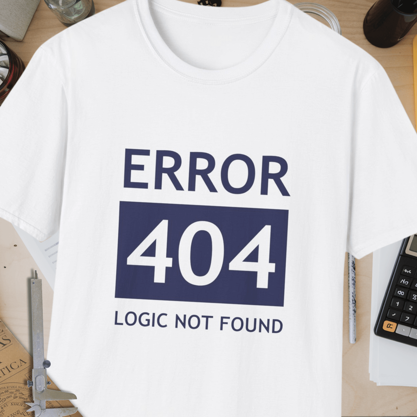 Error 404 Unisex Softstyle T-Shirt