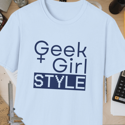 Geek Girl Style Unisex Softstyle T-Shirt