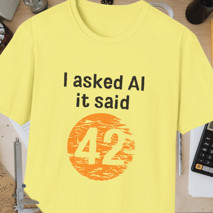 I Asked AI Unisex Softstyle T-Shirt