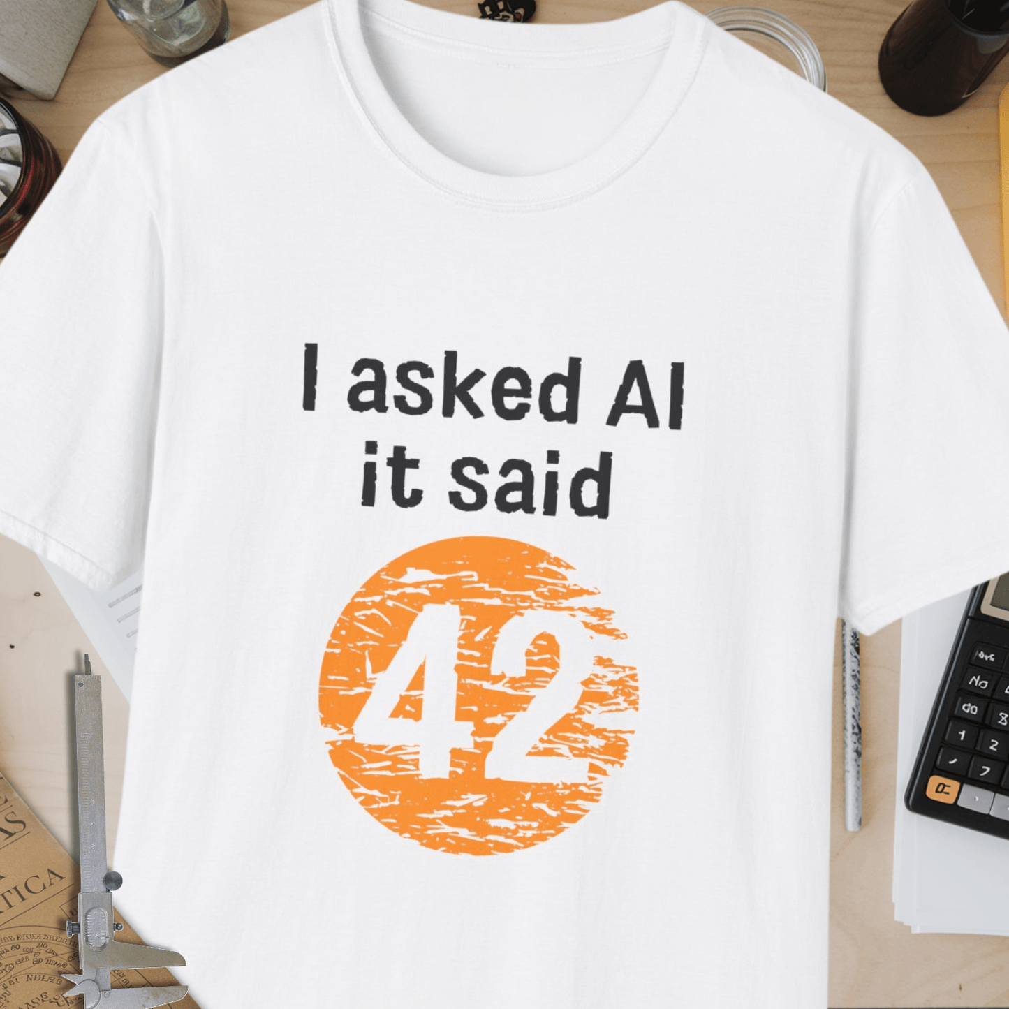 I Asked AI Unisex Softstyle T-Shirt