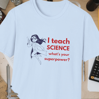 I Teach Science Unisex Softstyle T-Shirt