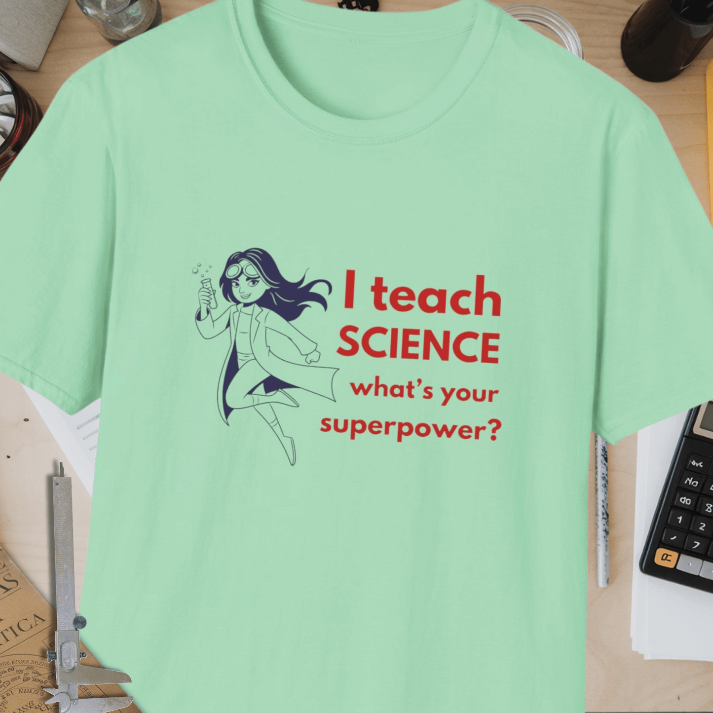 I Teach Science Unisex Softstyle T-Shirt