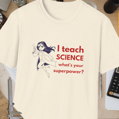 I Teach Science Unisex Softstyle T-Shirt