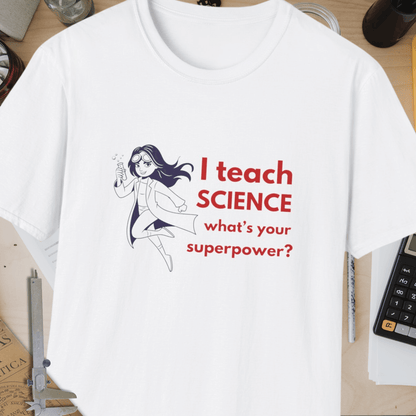 I Teach Science Unisex Softstyle T-Shirt