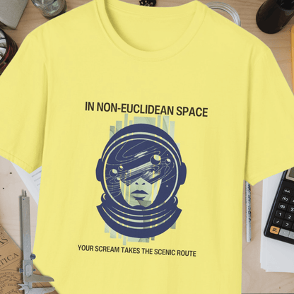 In Non-Euclidean Space Unisex Softstyle T-Shirt