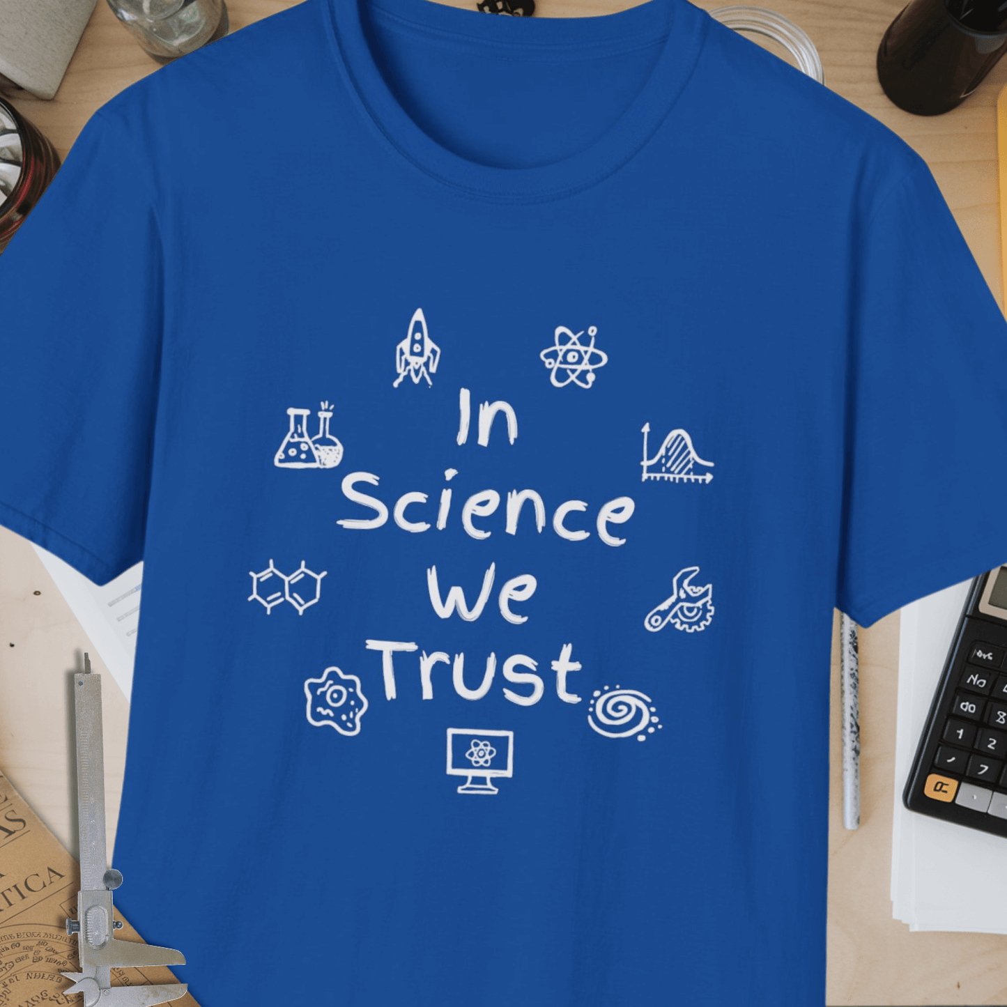 In Science We Trust Unisex Softstyle T-Shirt