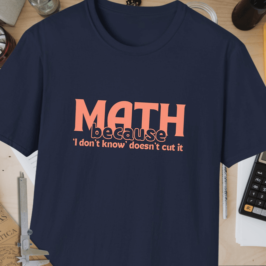 Math Because Unisex Softstyle T-Shirt