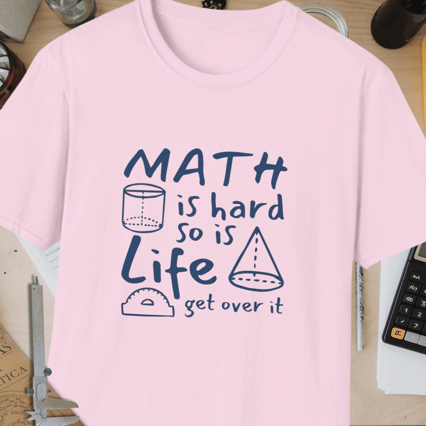 Math Is Hard Unisex Softstyle T-Shirt