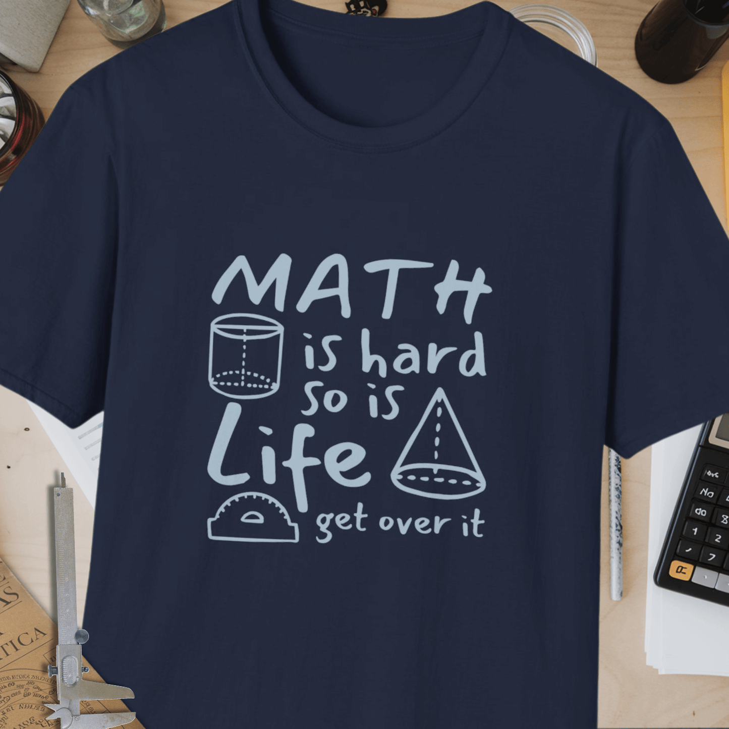 Math Is Hard Unisex Softstyle T-Shirt