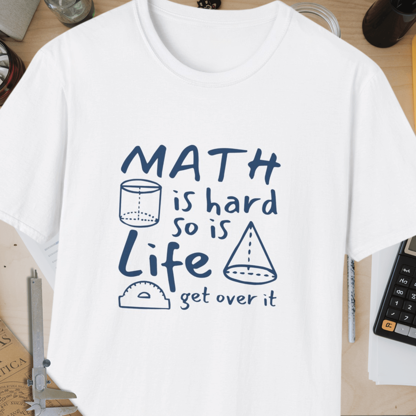 Math Is Hard Unisex Softstyle T-Shirt