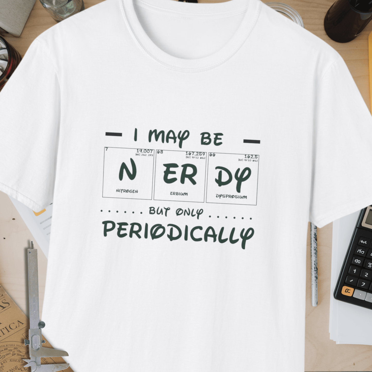 May Be Nerdy Unisex Softstyle T-Shirt